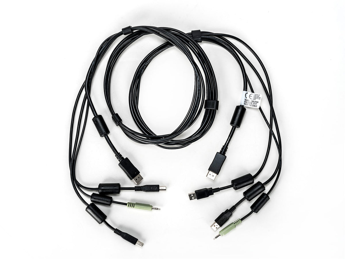 CABLE 1-DISPLAYPORT/2-USB/1-AUDIO 6FT