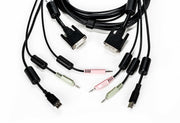 CABLE ASSY 1-DVI-I/1-USB/2-AUDIO 6FT