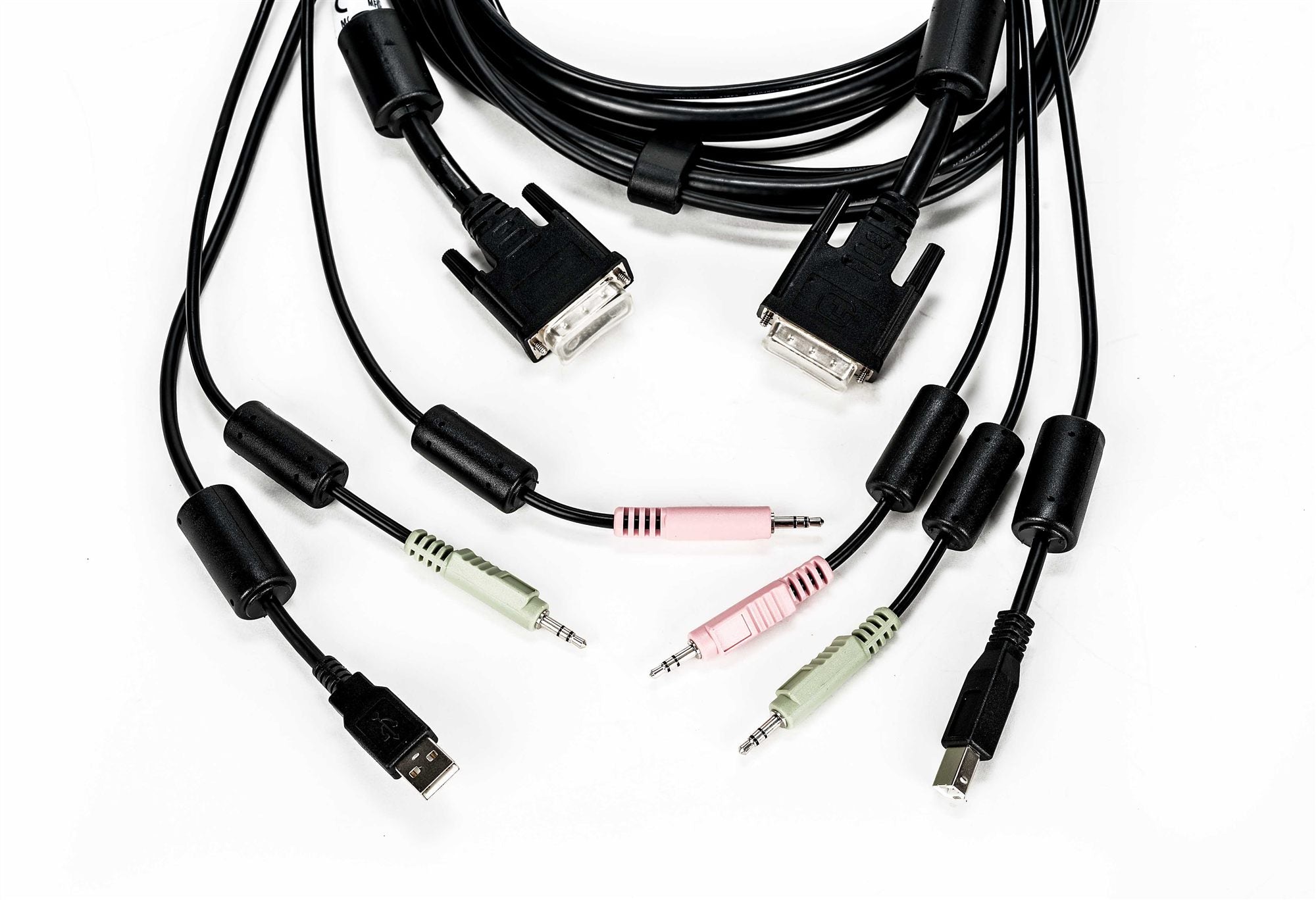 CABLE ASSY 1-DVI-I/1-USB/2-AUDIO 6FT