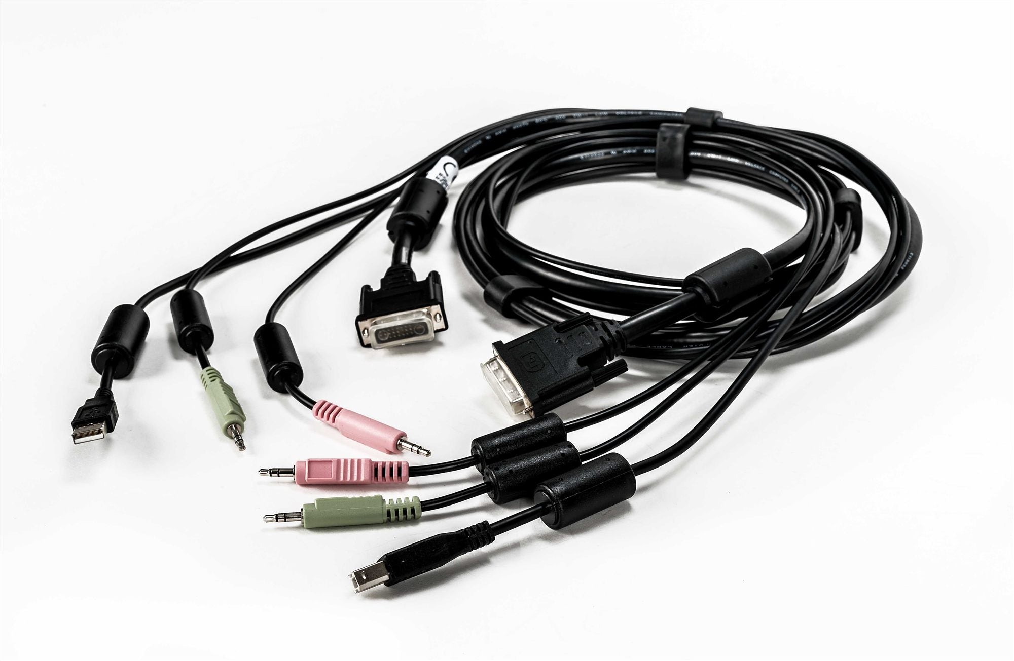 CABLE ASSY 1-DVI-I/1-USB/2-AUDIO 6FT