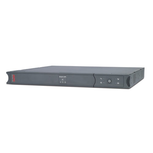 APC Smart-UPS SC 450VA UPS rack-mountable AC 230V 280Watt 450VA RS-232 output connectors 4 1U gray