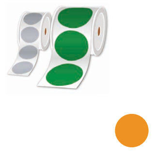 BROTHER Pre-cut and pre-printed round labels calendar tags on rolls Purple 25mm - 1000 labels / roll