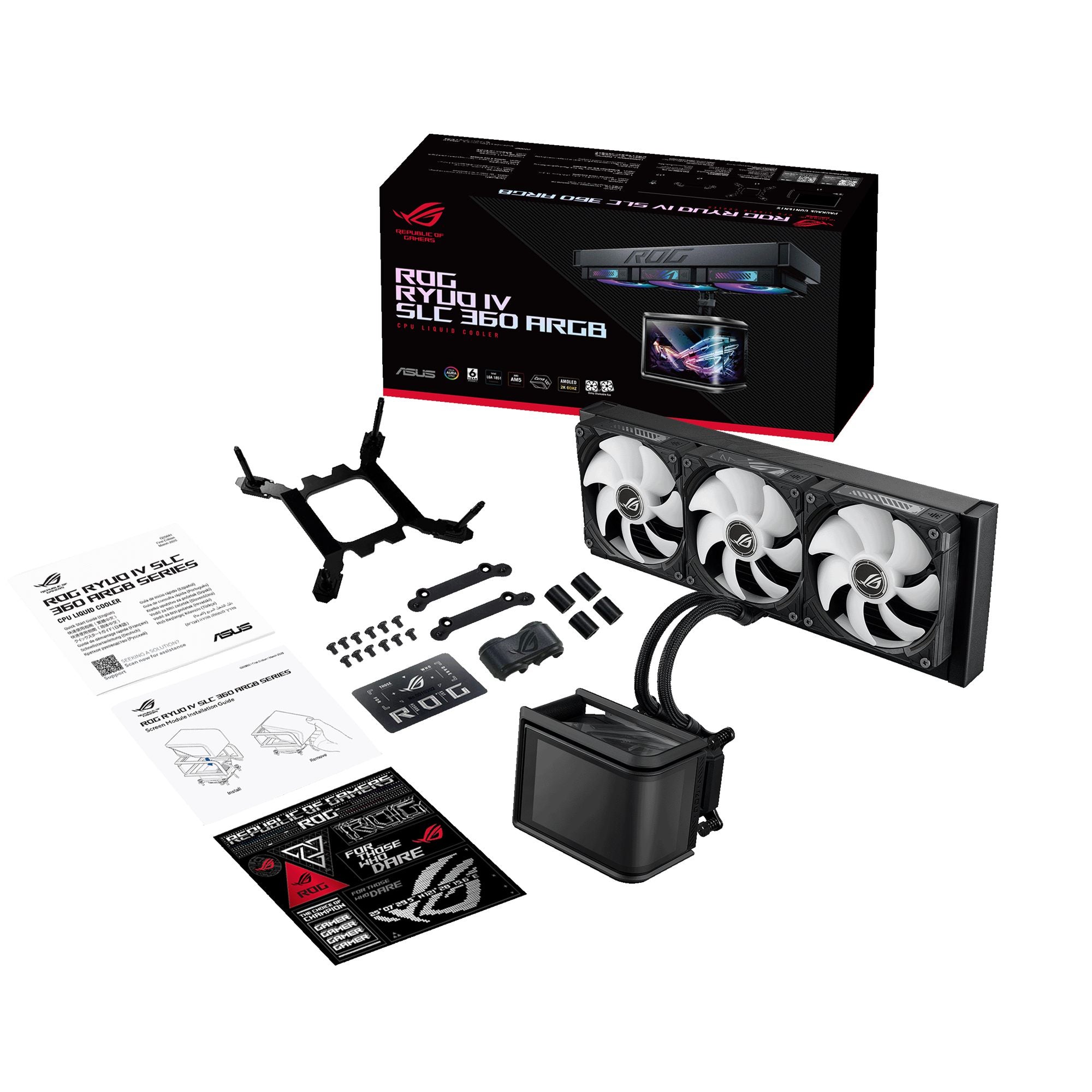 ASUS ROG RYUO IV SLC 360 ARGB CPU liquid cooler