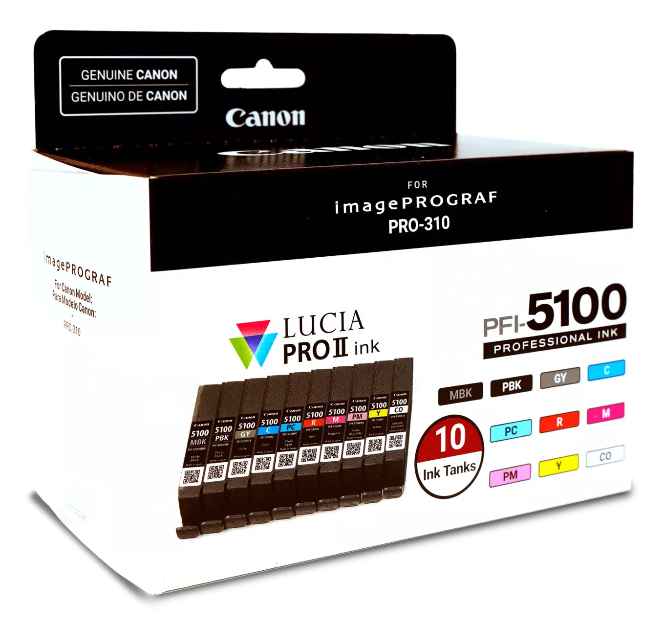 CANON PFI-5100 MBK/PBK/C/M/Y/PC/PM/R/GY/CO Multi Pack
