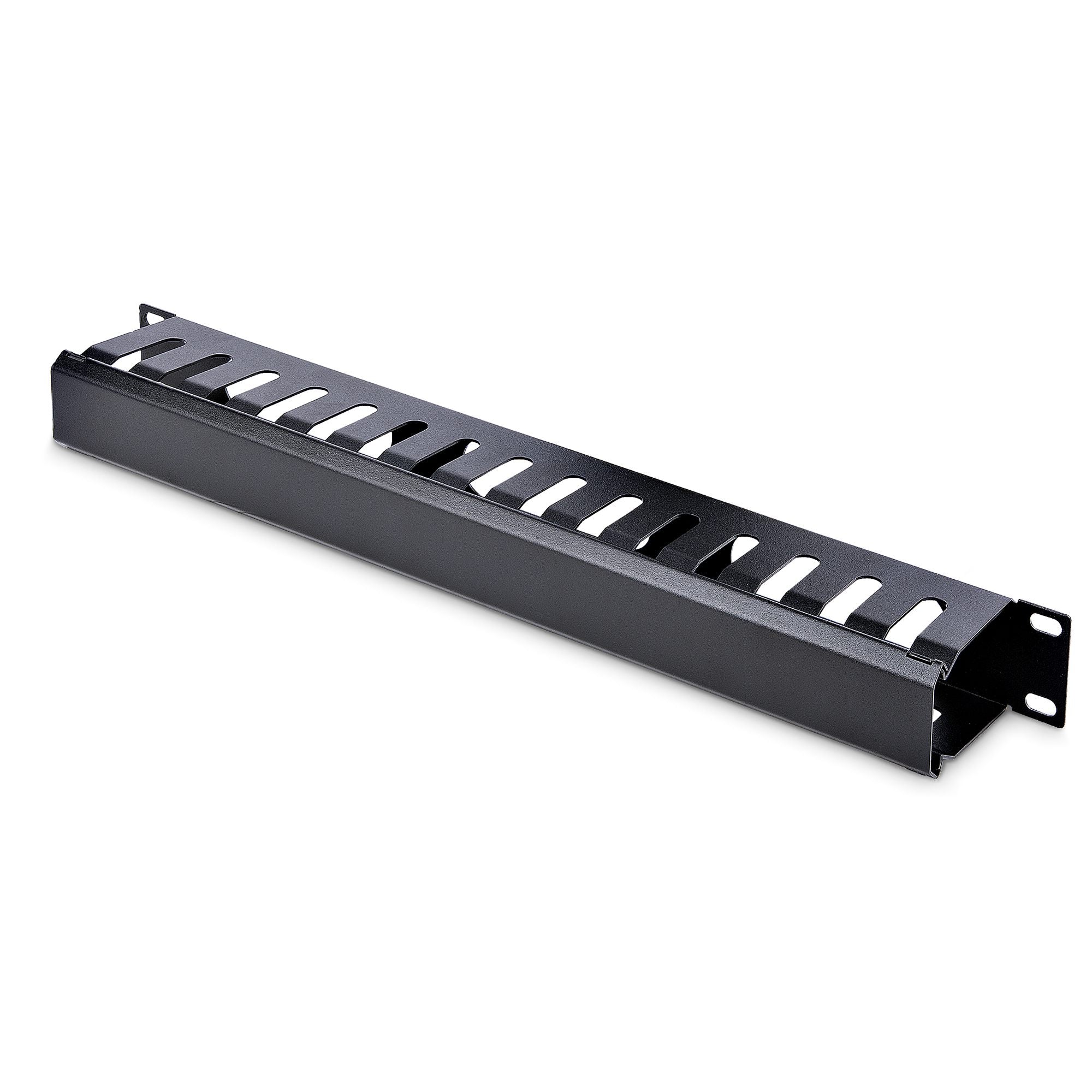 1U Finger Duct Cable Manager w/Cover