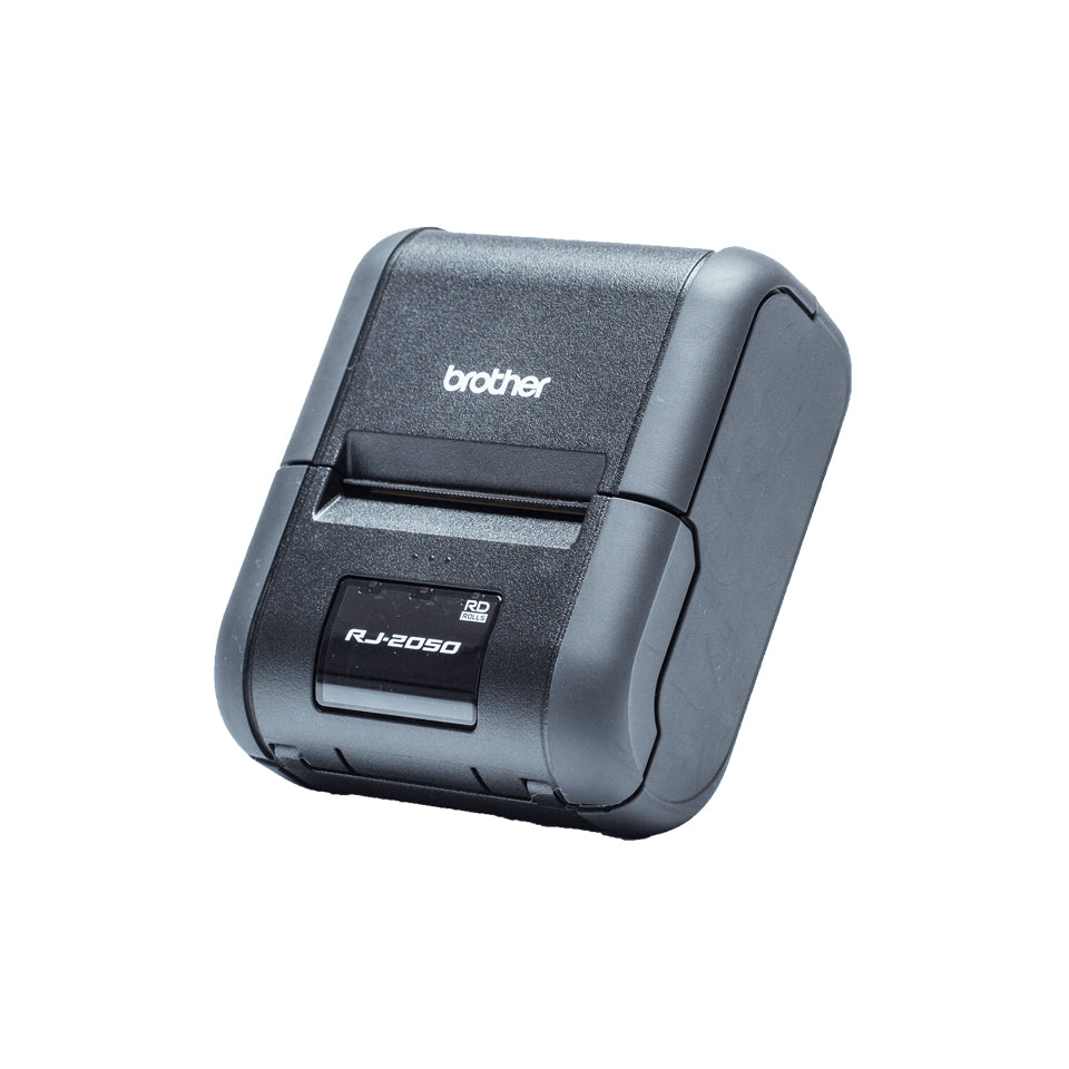 BROTHER RJ-2050 Imprimante mobile pour reçus 2 pouces Bluetooth and Wi-Fi and batterie incluse adaptateur secteur en option