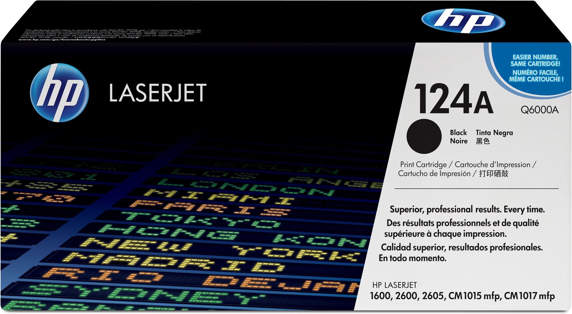 HP 124A toner LaserJet noir authentique
