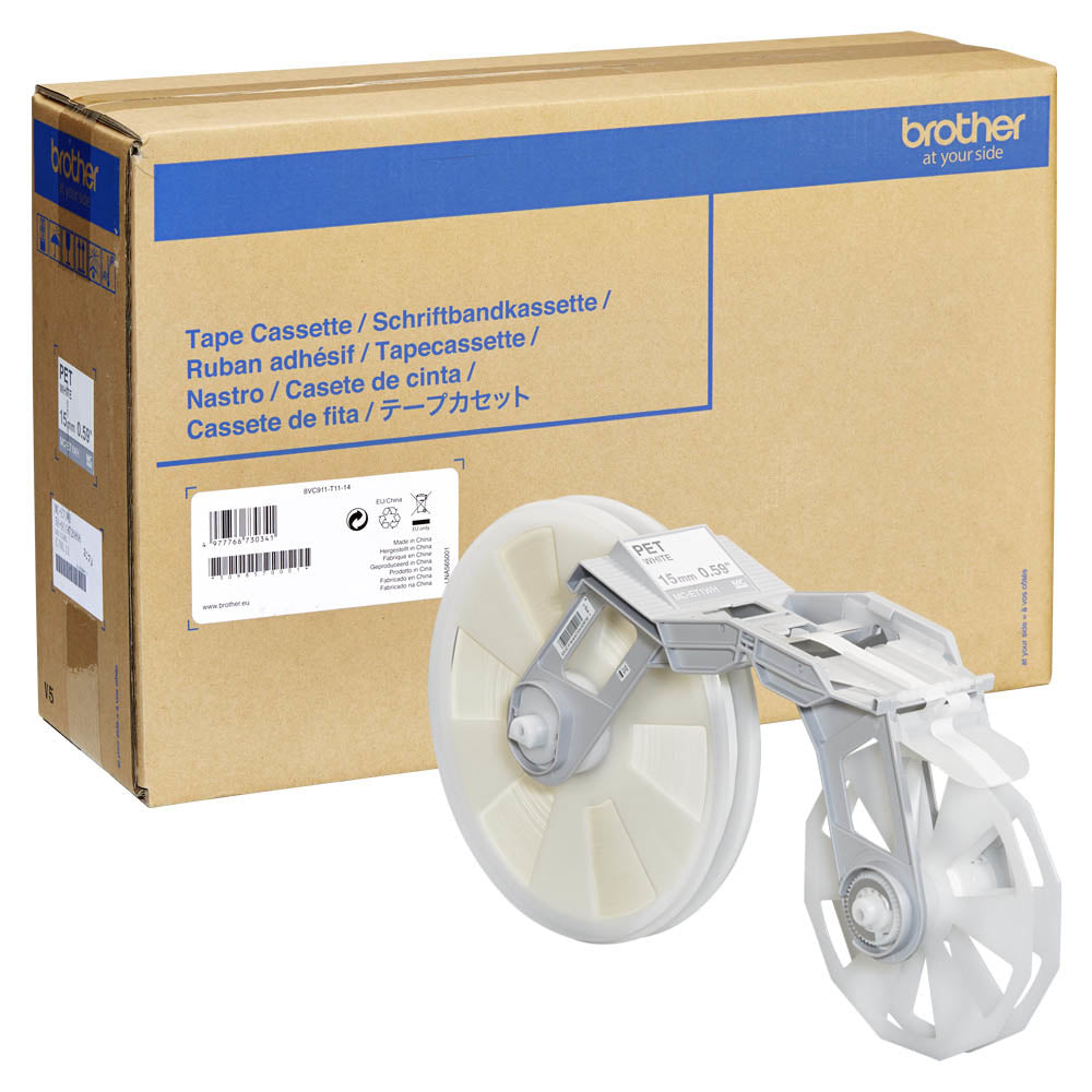 Tape/MCET1WH 15mm White PET