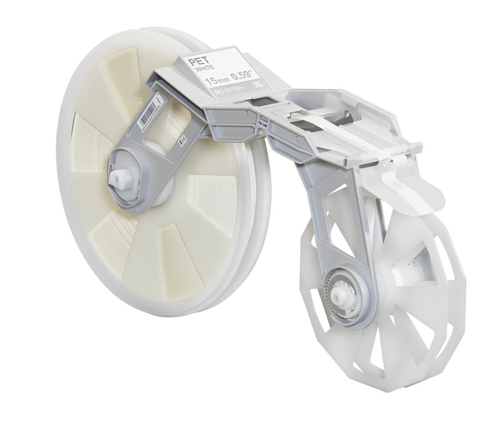 Tape/MCET1WH 15mm White PET