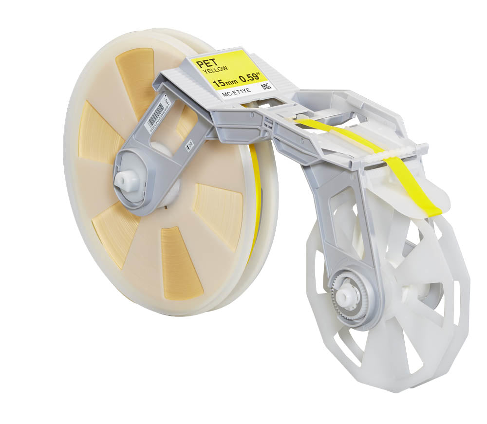 MCET1YE 15MM YELLOW PET TAPE