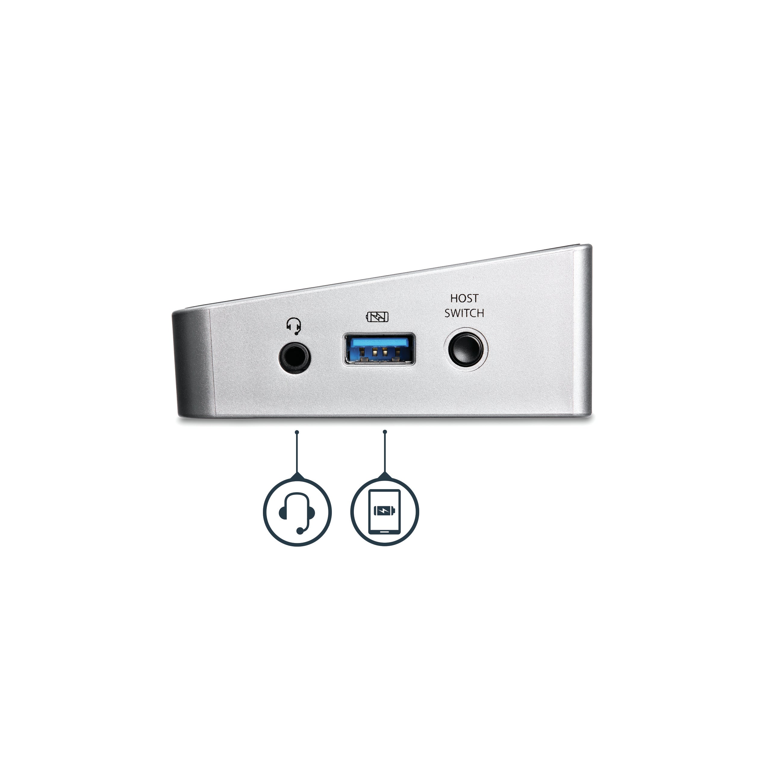 KVM Docking Station for Two Laptops USB3