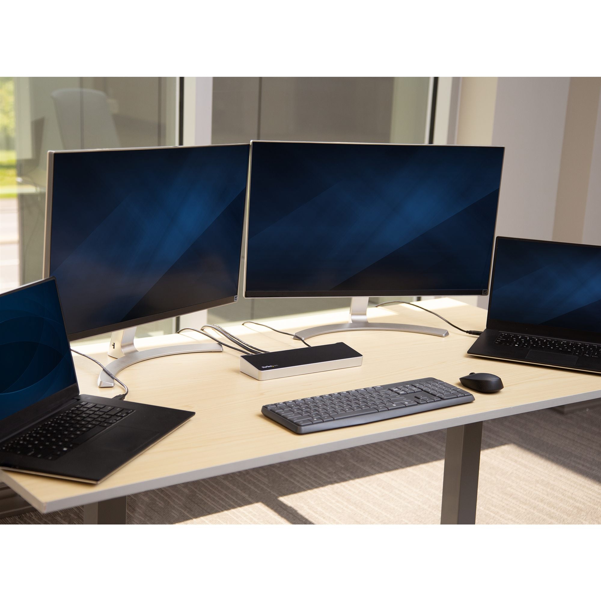 KVM Docking Station for Two Laptops USB3