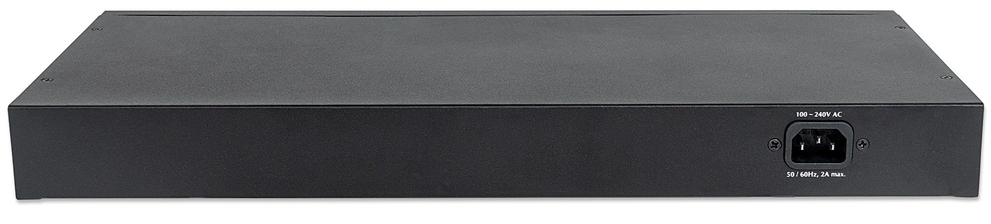 Intellinet 560993 commutateur réseau Non-géré L2 Gigabit Ethernet (10/100/1000) Connexion Ethernet, supportant l'alimentation via ce port (PoE) 1U Noir