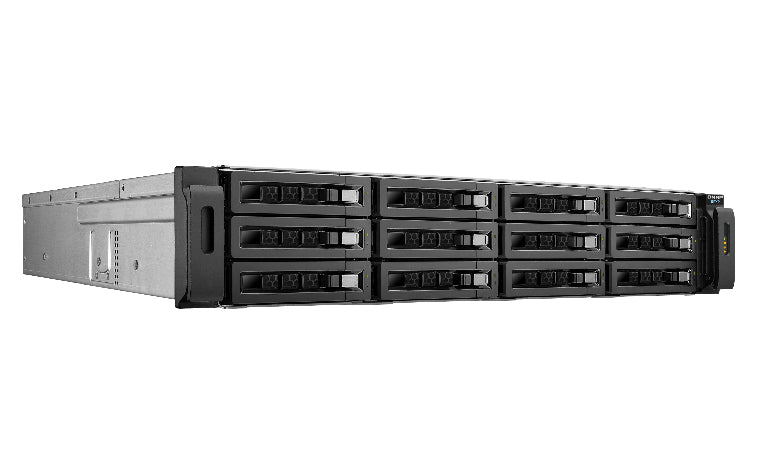 QNAP REXP-1220U-RP boîtier de disques 0 To Rack (2 U) Noir