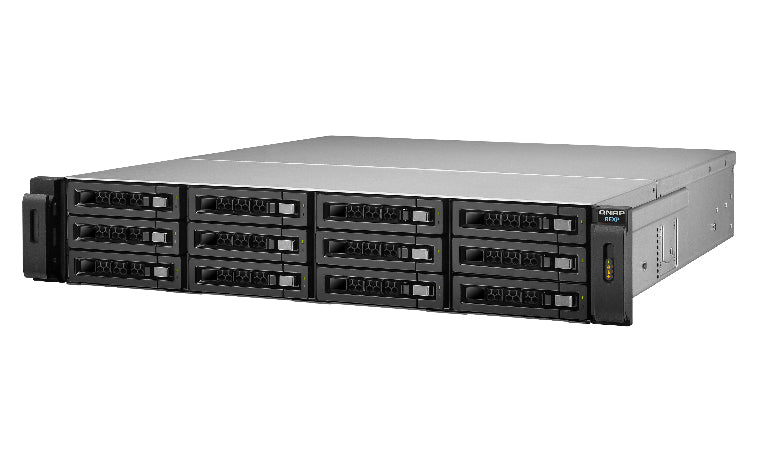 QNAP REXP-1220U-RP boîtier de disques 0 To Rack (2 U) Noir