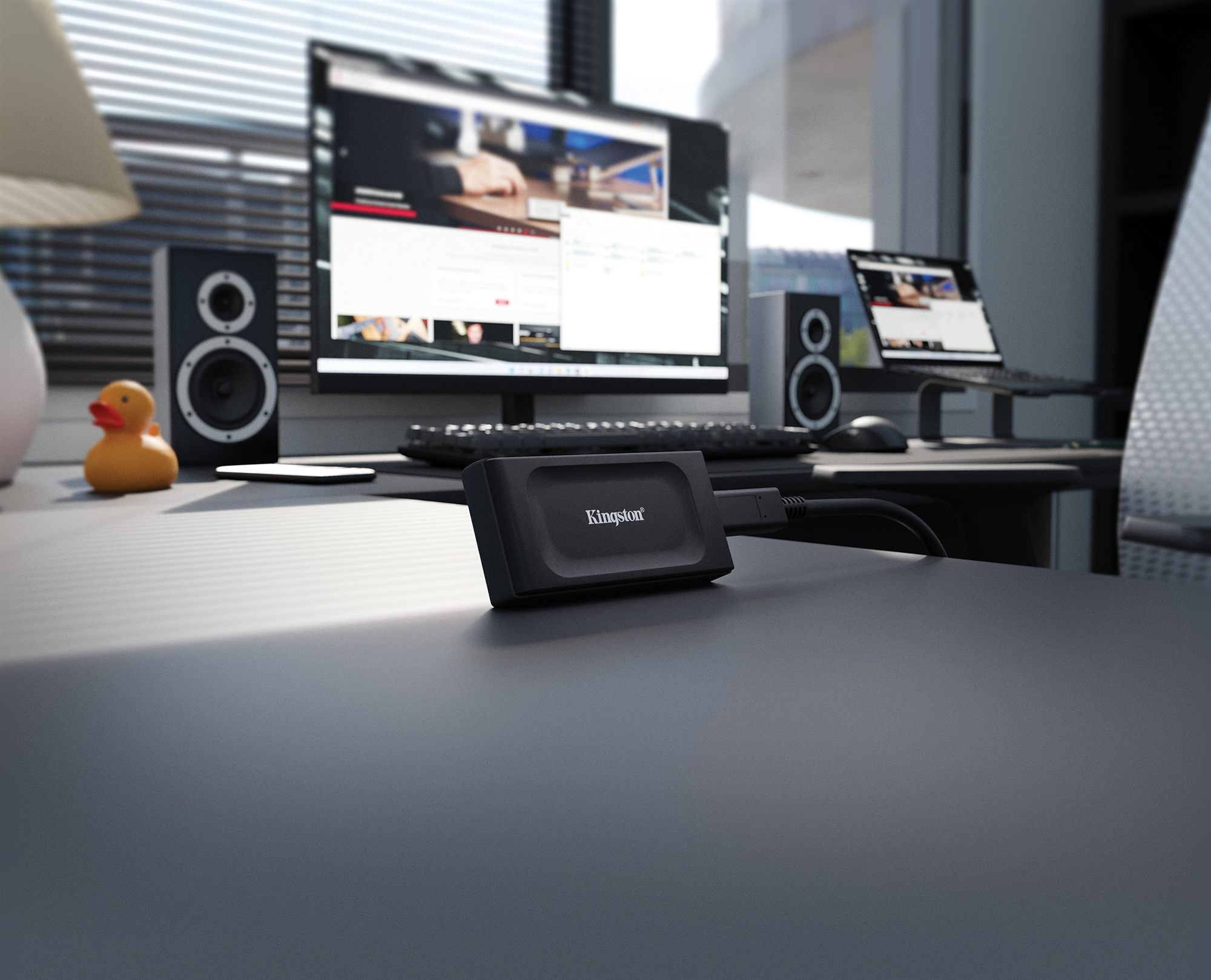 KINGSTON XS1000 2To SSD Pocket-Sized USB 3.2 Gen 2 External Solid State Drive Up to 1050Mo/s