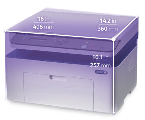 XEROX multifonction WorkCentre 3025 - impression, copie, numérisation - 600 x 600 DPI A4 laser 20ppm Wi-Fi, AirPrint [3025V_BI]