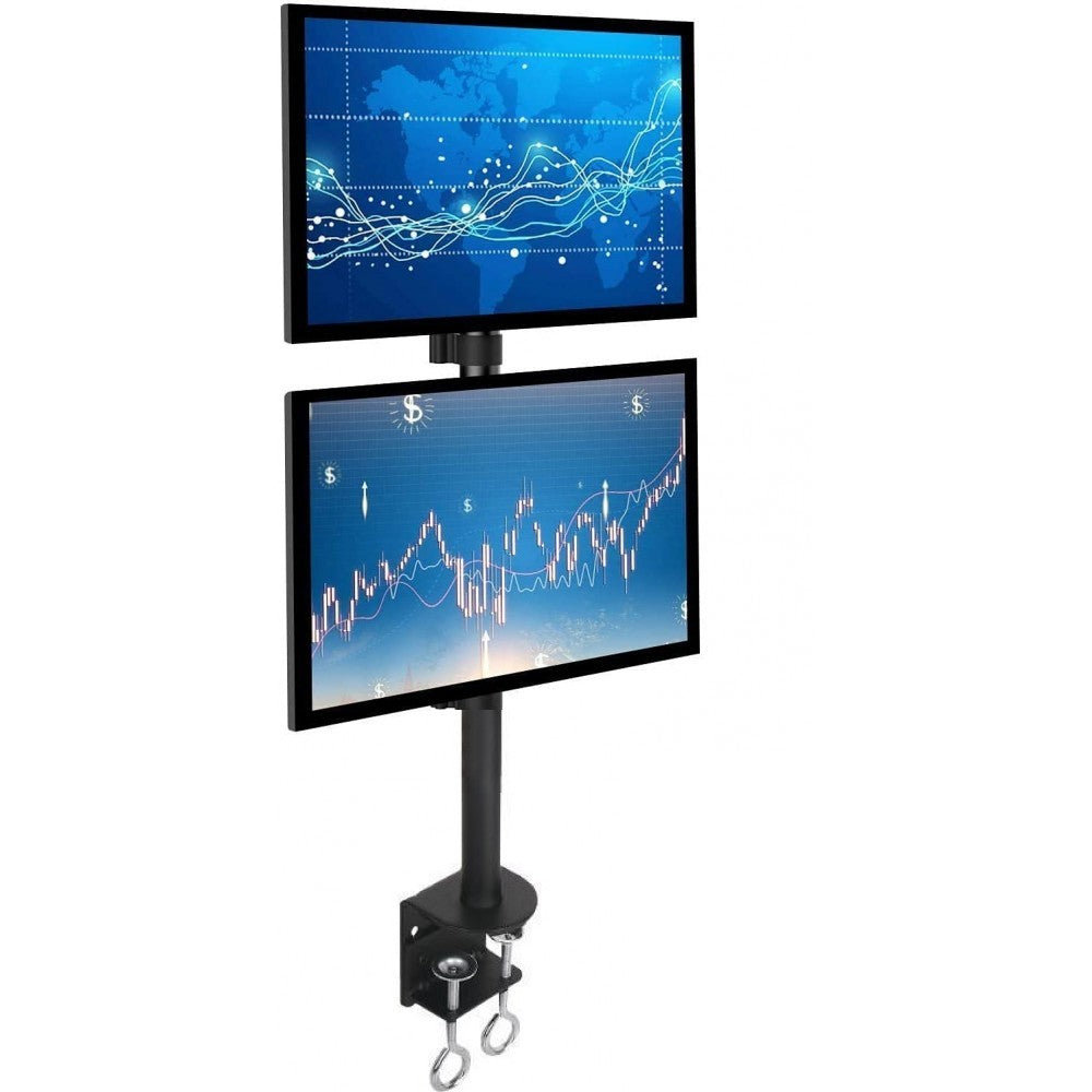 Techly ICA-LCD 350-D Support de bureau pour 2 moniteurs 13-27" LCD 10kg vertical
