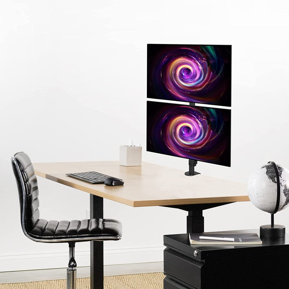 Techly ICA-LCD 350-D Support de bureau pour 2 moniteurs 13-27" LCD 10kg vertical