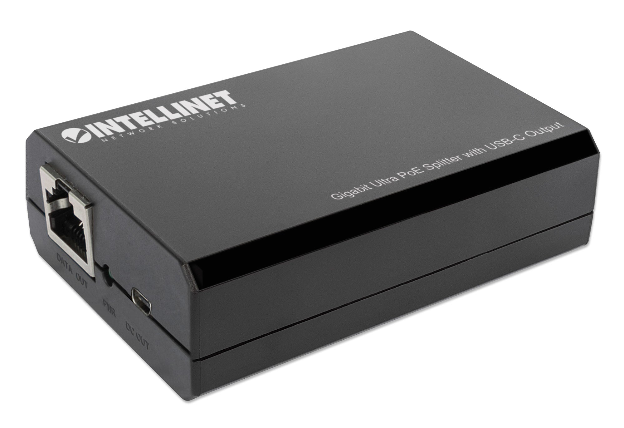 Intellinet 561693 séparateur voix-données Connexion Ethernet, supportant l'alimentation via ce port (PoE) Noir