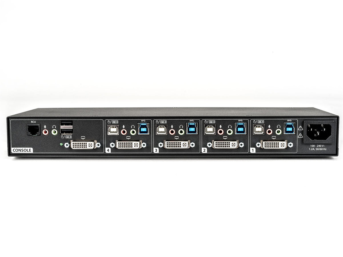 4-Port DVI-I Standard KVM