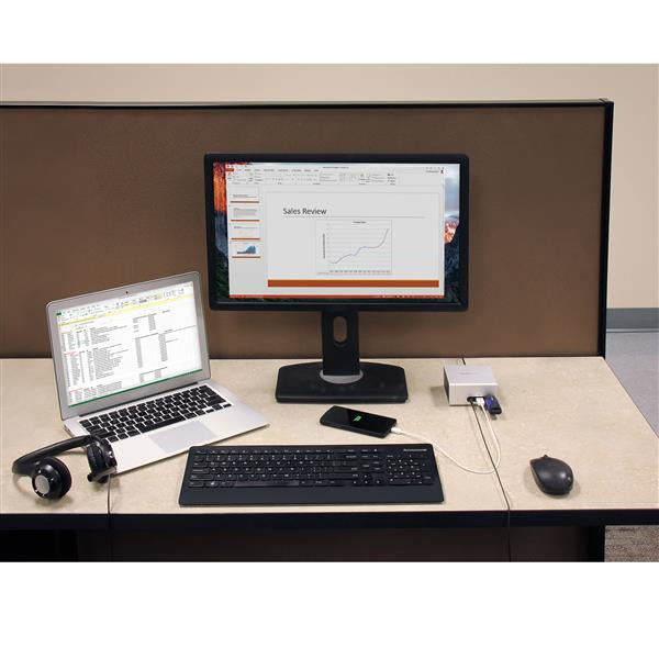 HDMI+DVI Docking Station - Ultra HD 4k