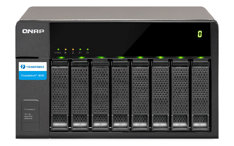 QNAP TX-800P boîtier de disques Noir