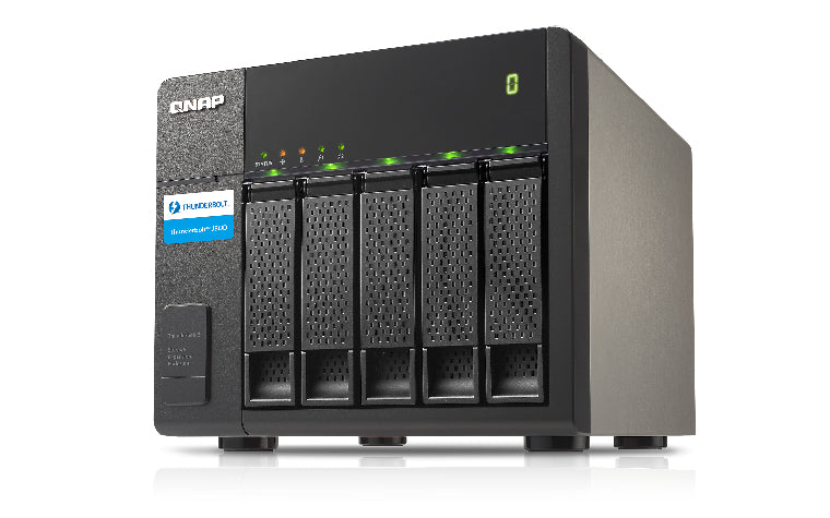 QNAP TX-500P boîtier de disques 0 To Tower Noir