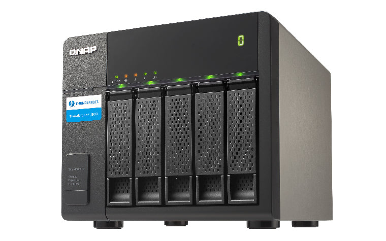 QNAP TX-500P boîtier de disques 0 To Tower Noir