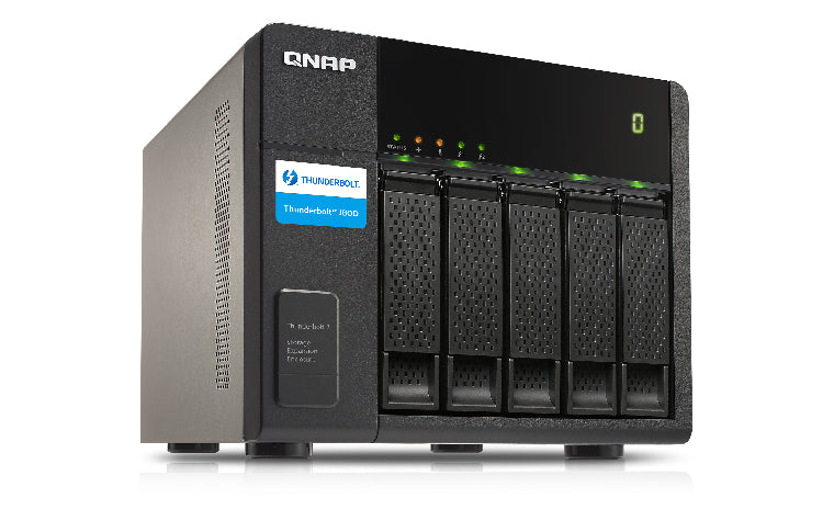 QNAP TX-500P boîtier de disques 0 To Tower Noir