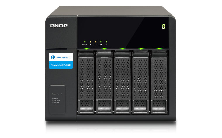 QNAP TX-500P boîtier de disques 0 To Tower Noir