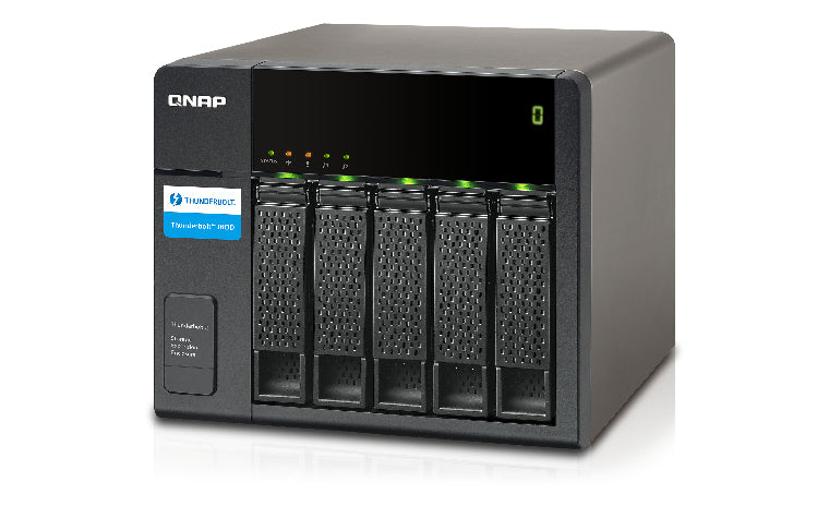 QNAP TX-500P boîtier de disques 0 To Tower Noir