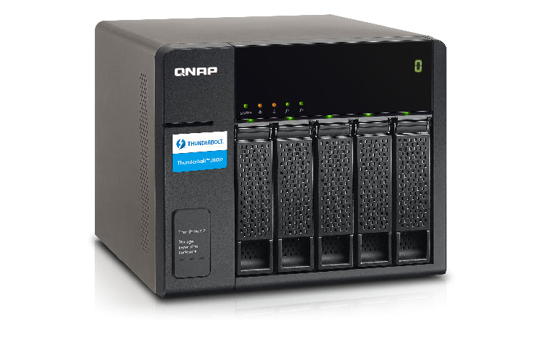QNAP TX-500P boîtier de disques 0 To Tower Noir
