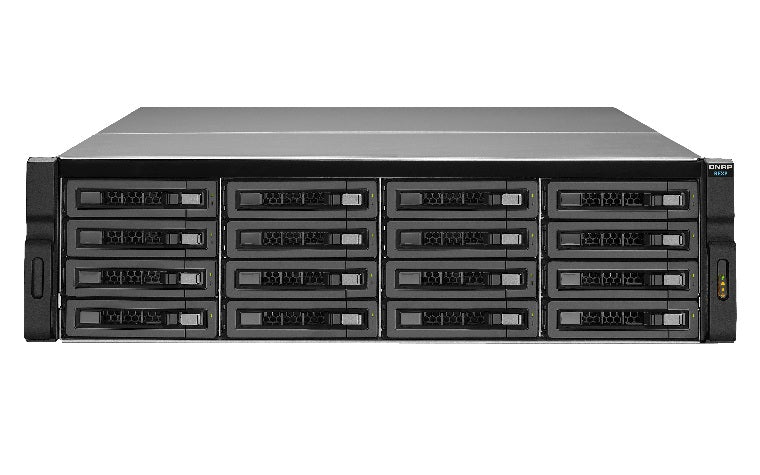 QNAP REXP-1620U-RP boîtier de disques 0 To Rack (3 U) Noir