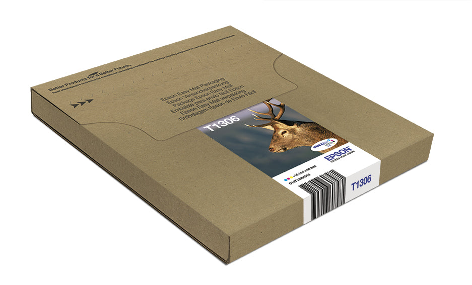 EPSON 1LB Multipack 3-colours T1306 DURABrite Ultra Ink EasyMail