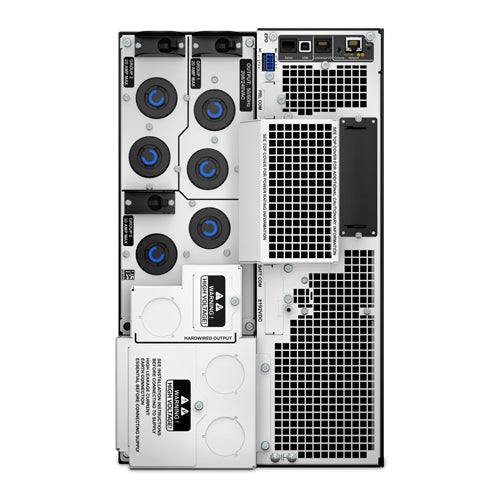 APC Smart-UPS On-Line 10000VA UPS AC 208/240V 10 kW 10000VA 1-phase Ethernet 10/100 RS-232 USB output connectors 7 Black
