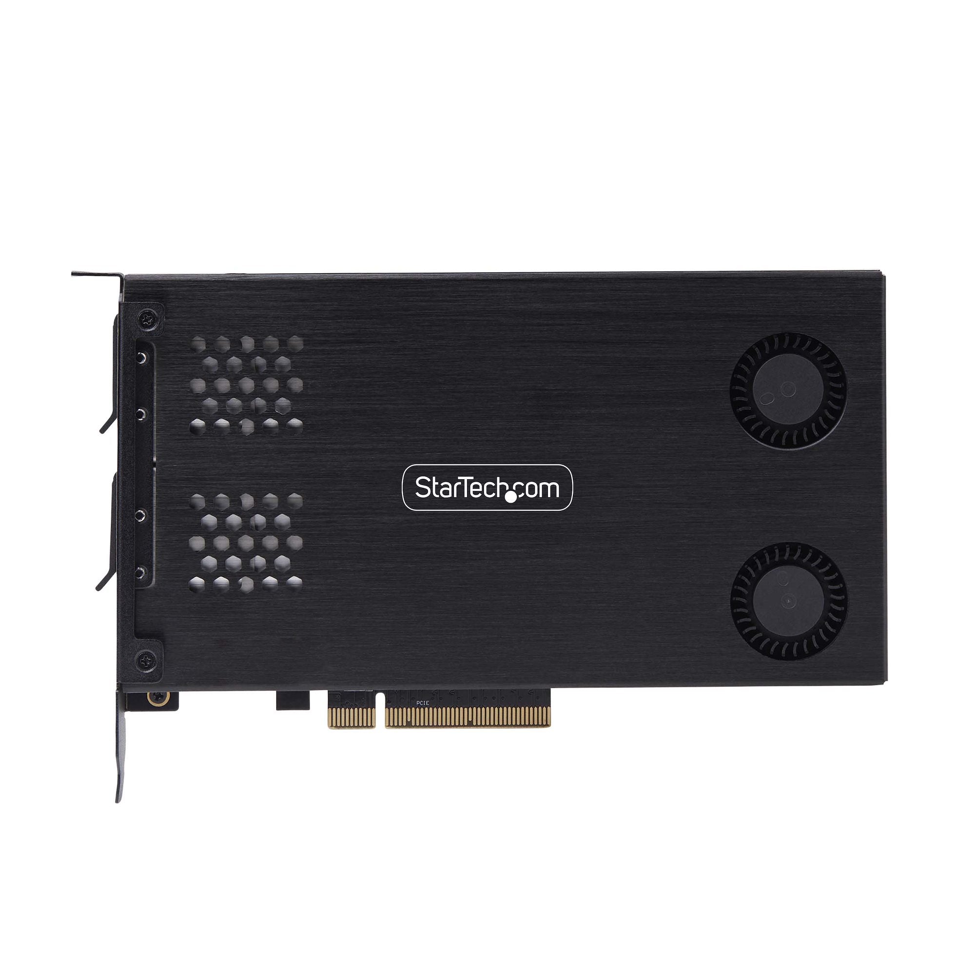 Dual-Bay M.2 NVMe SSD to PCIe x8