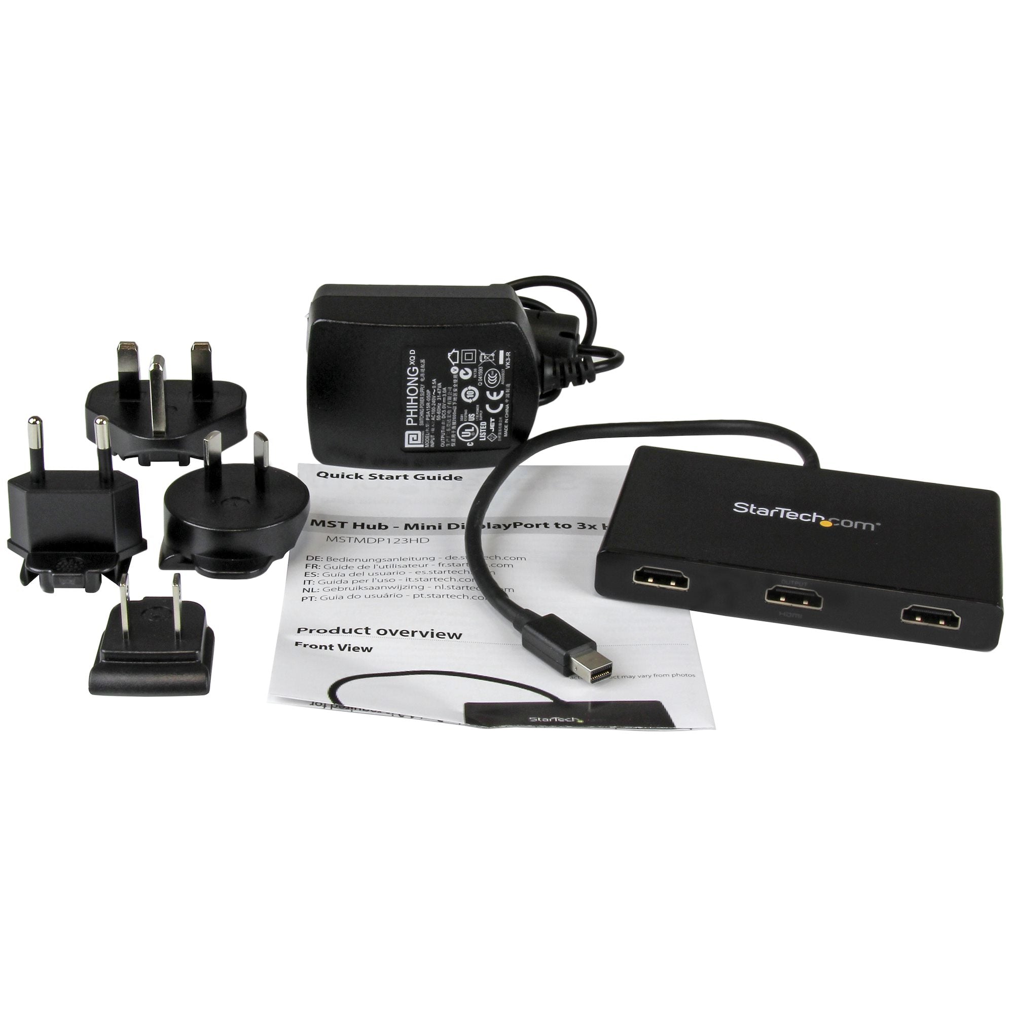 MST Hub - Mini DisplayPort to 3x HDMI