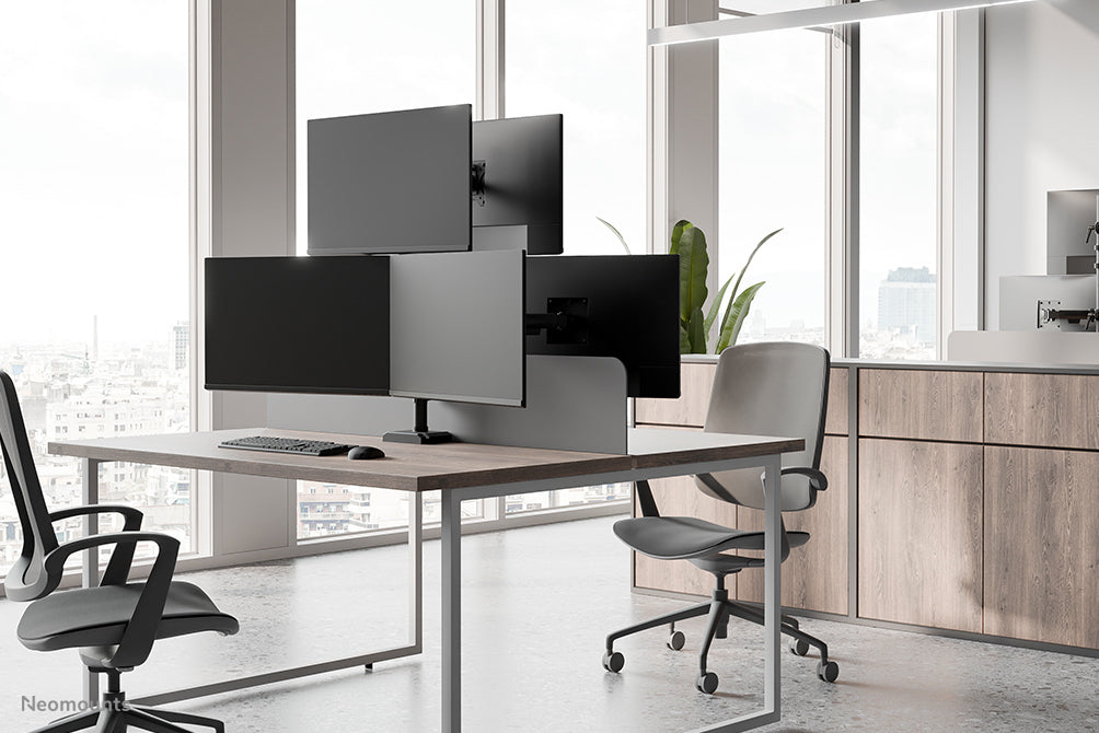 Neomounts DS60-600BL2-1 Triple monitor a