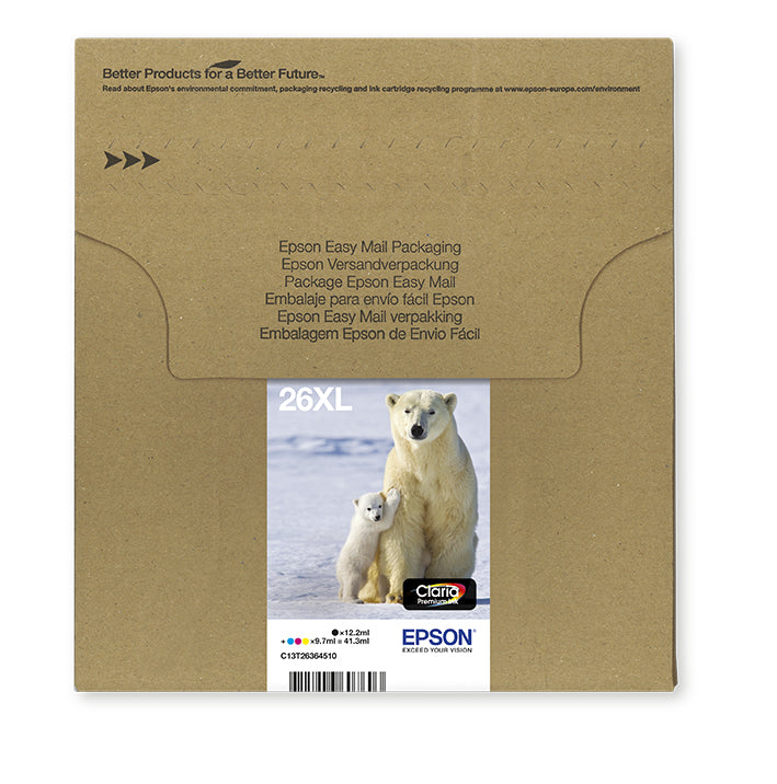EPSON 3LB Multipack 4-colours 26XL Claria Premium EasyMail
