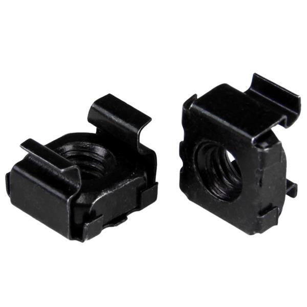 M6 Cage Nuts - 50 Pack Black