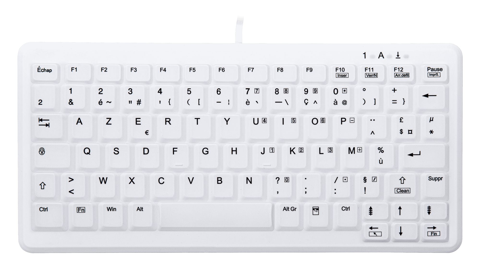 CONTOUR ACTIVE KEY Clavier filaire AK-C4110 blanc FR