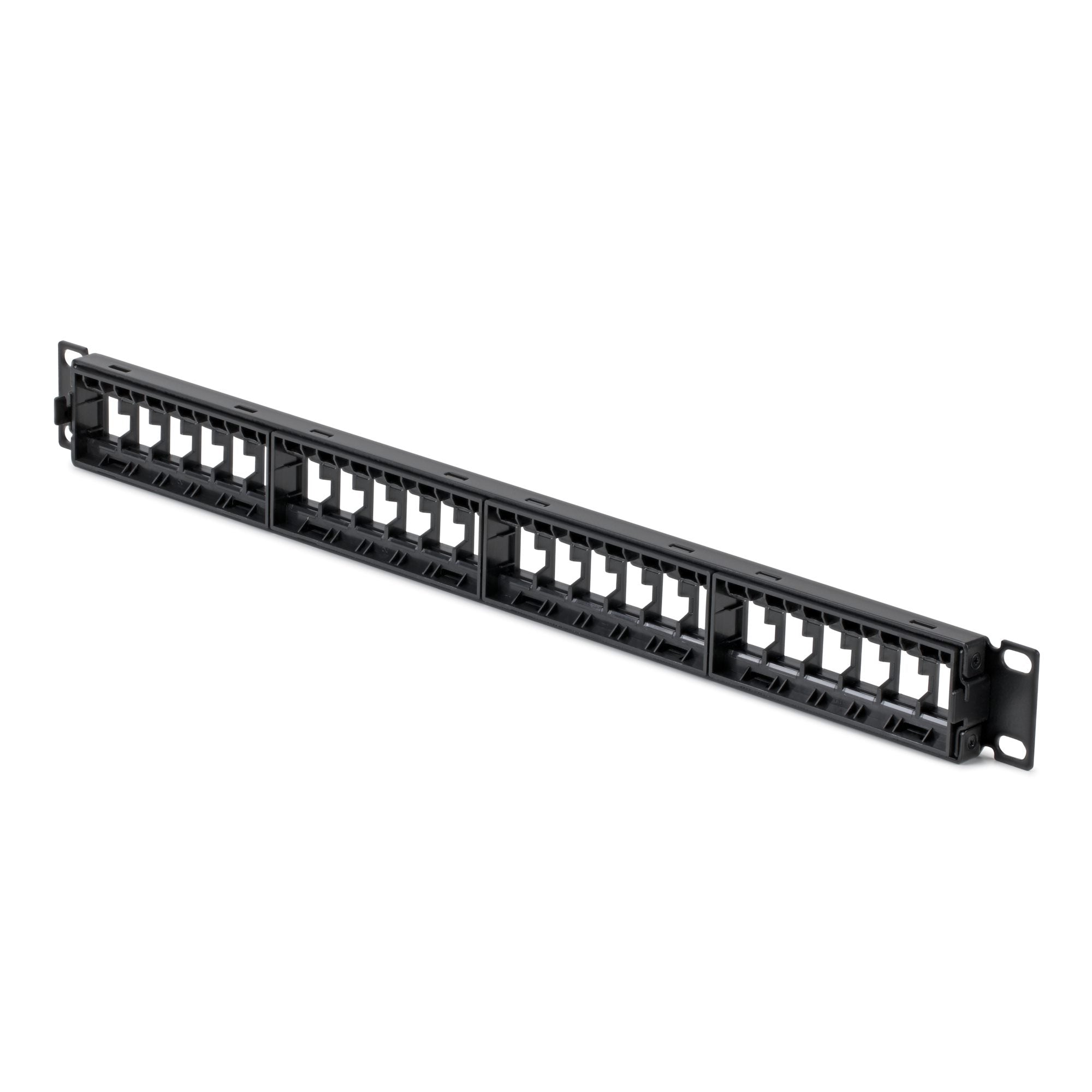 24 Port 1U Blank Keystone Patch Panel