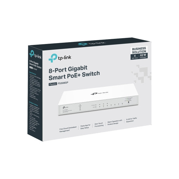 8-Port Gigabit Smart Switch with 4-Port