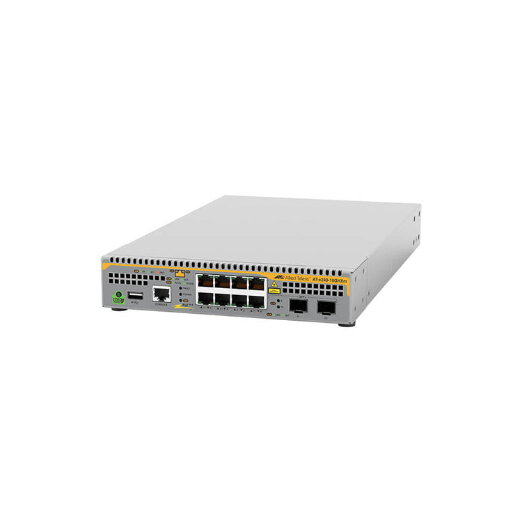 ALLIED AT-x240-10GHXm Switch Niv.3 8p 100M/1/2.5/5G PoE++ 2