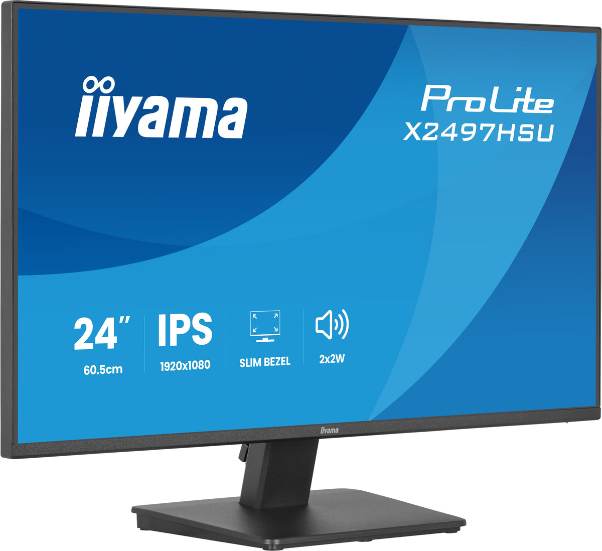 iiyama X2497HSU-B1 24" IPS LCD with 4-si