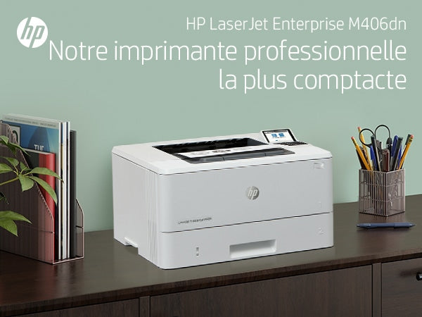 HP LaserJet Enterprise M406dn Printer Mono Duplex laser A4 1200x1200dpi 40ppm 350sheets USB LAN