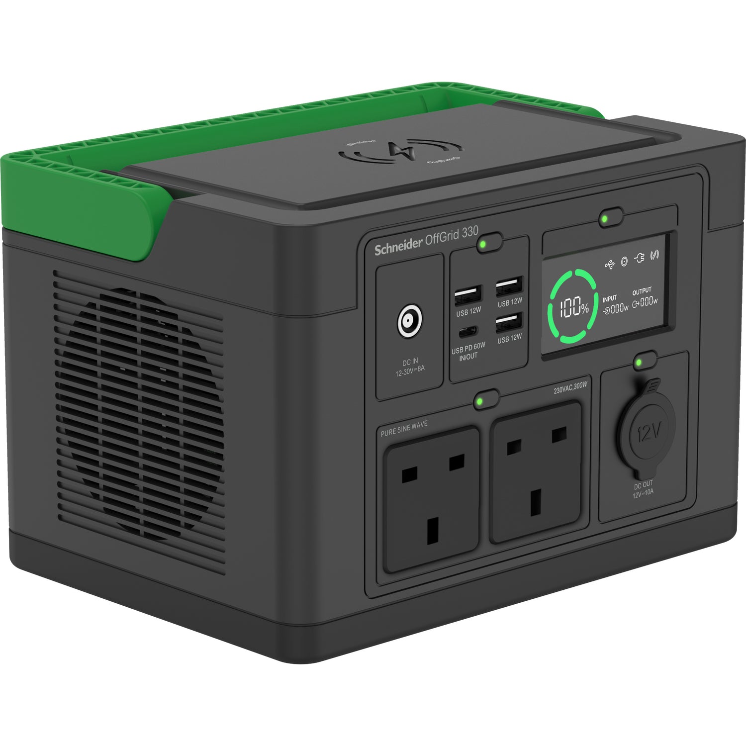 APC Schneider OffGrid Portable Power Station 330 332Wh Lithium-ion 2 UK Sinewave