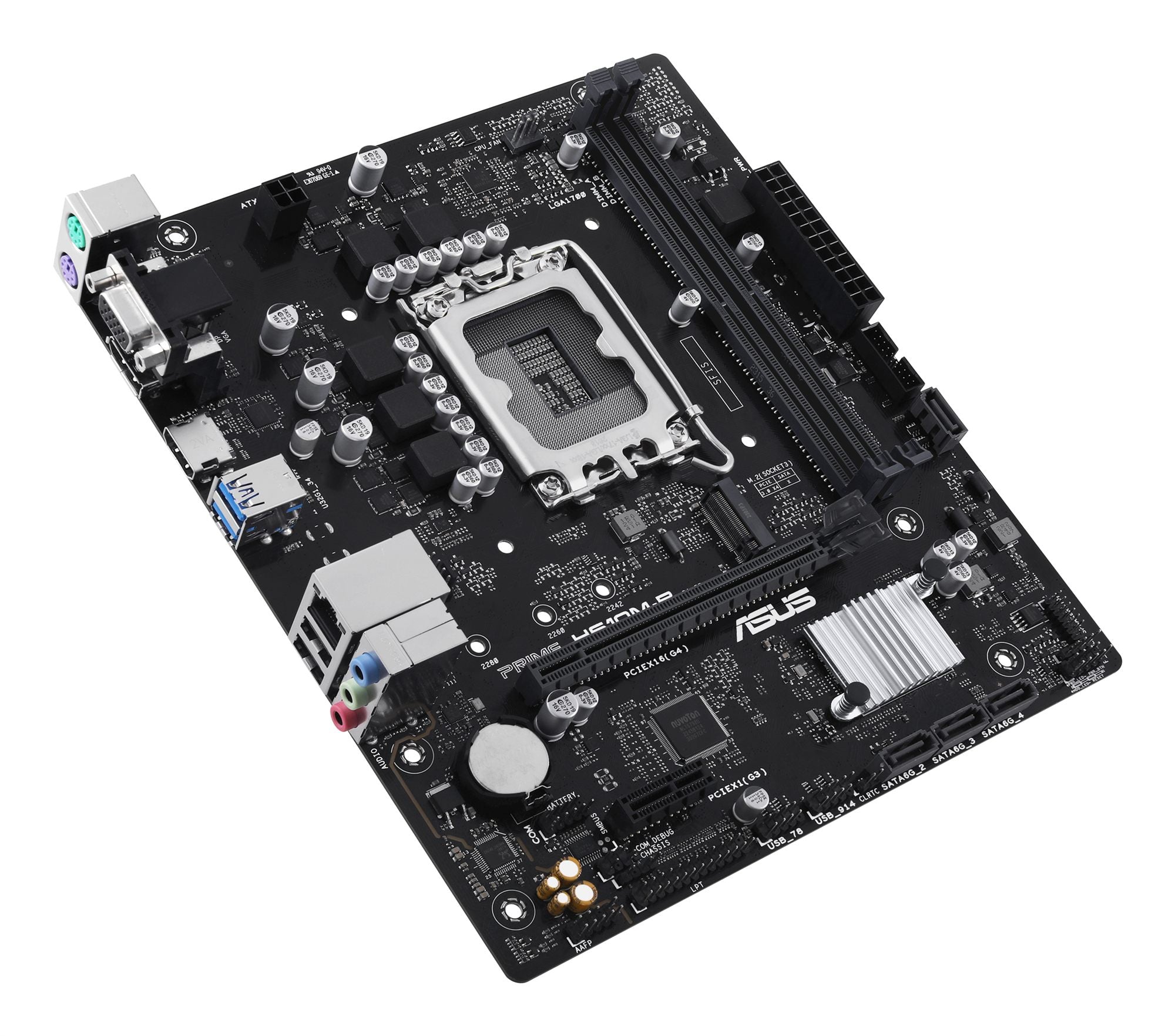 ASUS PRIME H610M-R-SI LGA 1700 2DDR5 microATX 4xSATA MB 1xHDMI 2.1 1xDP 1.4 1xD-Sub 1xM.2