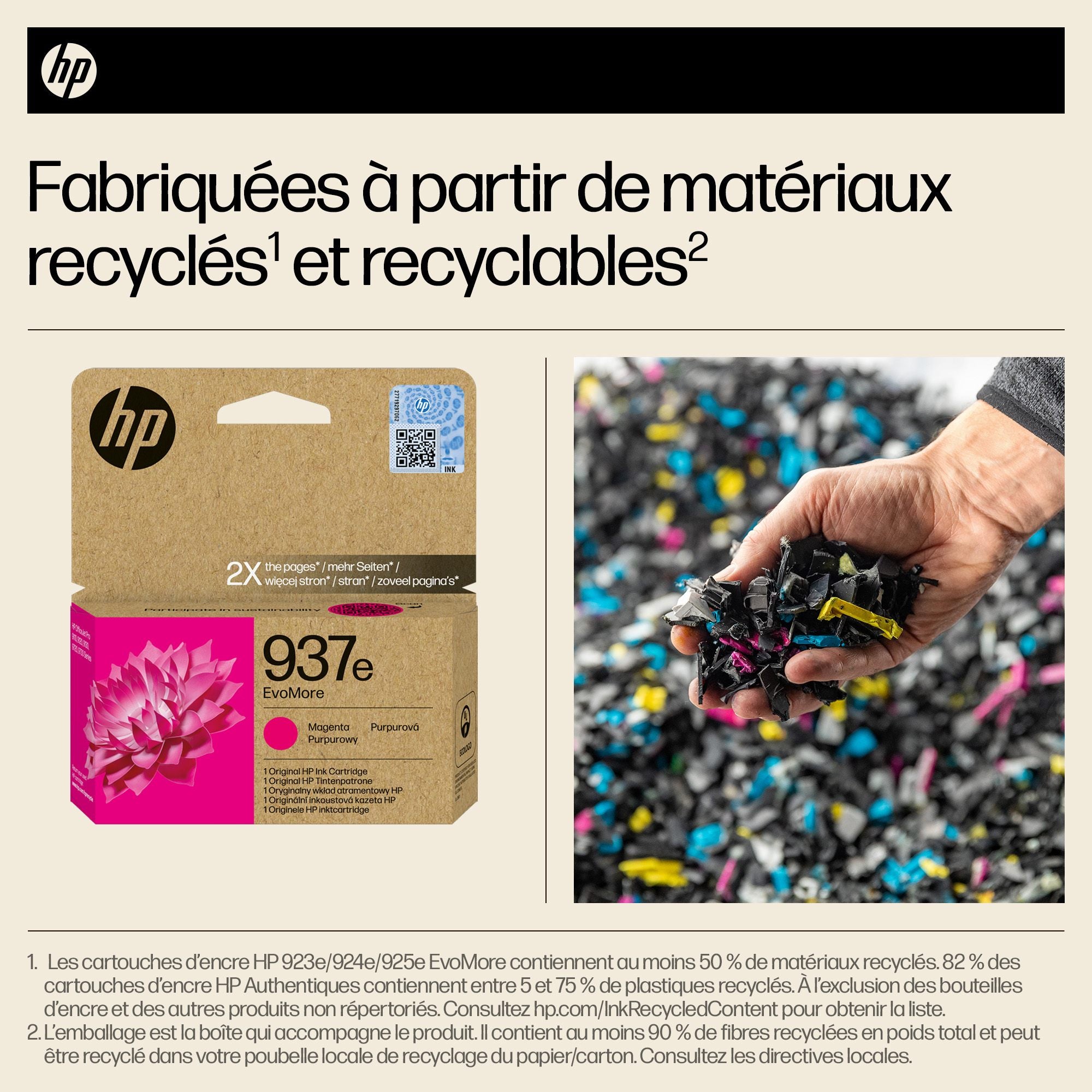HP 937e EvoMore Magenta Original Ink Cartridge